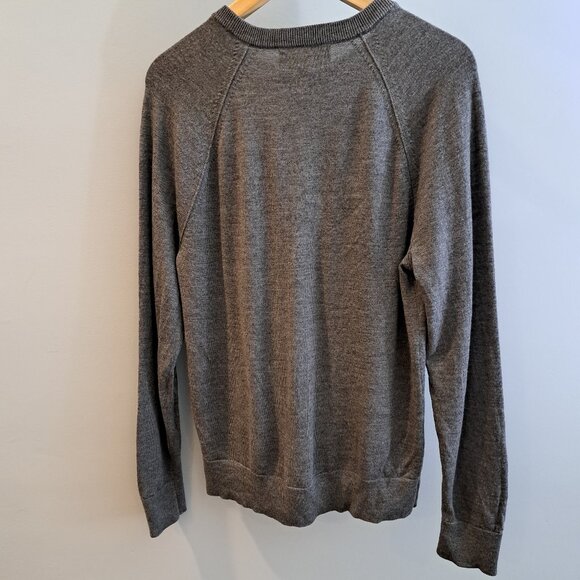 Banana Republic Men's Medium Merino Wool Crewneck Long Sleeve Sweater - Picture 3 of 12